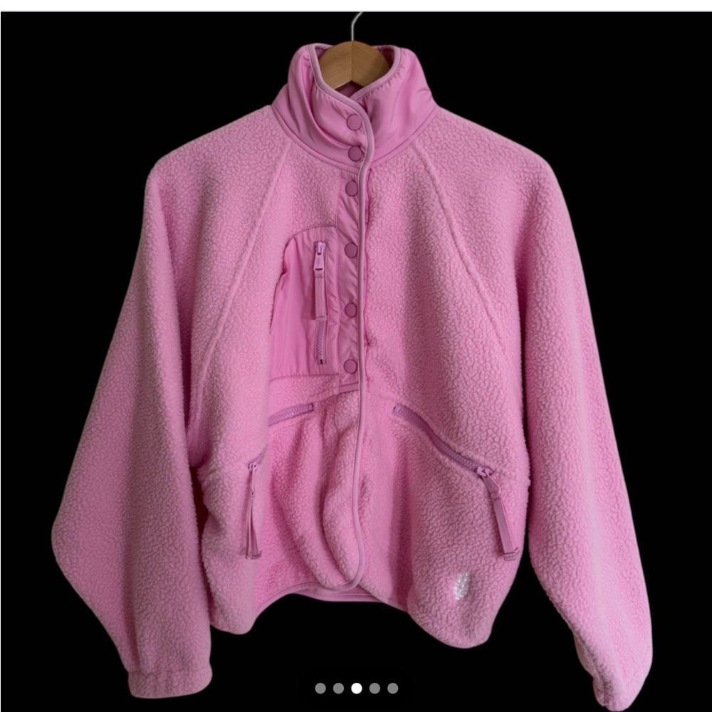 NWOT Free People movement hit the slopes jacket Pink prism